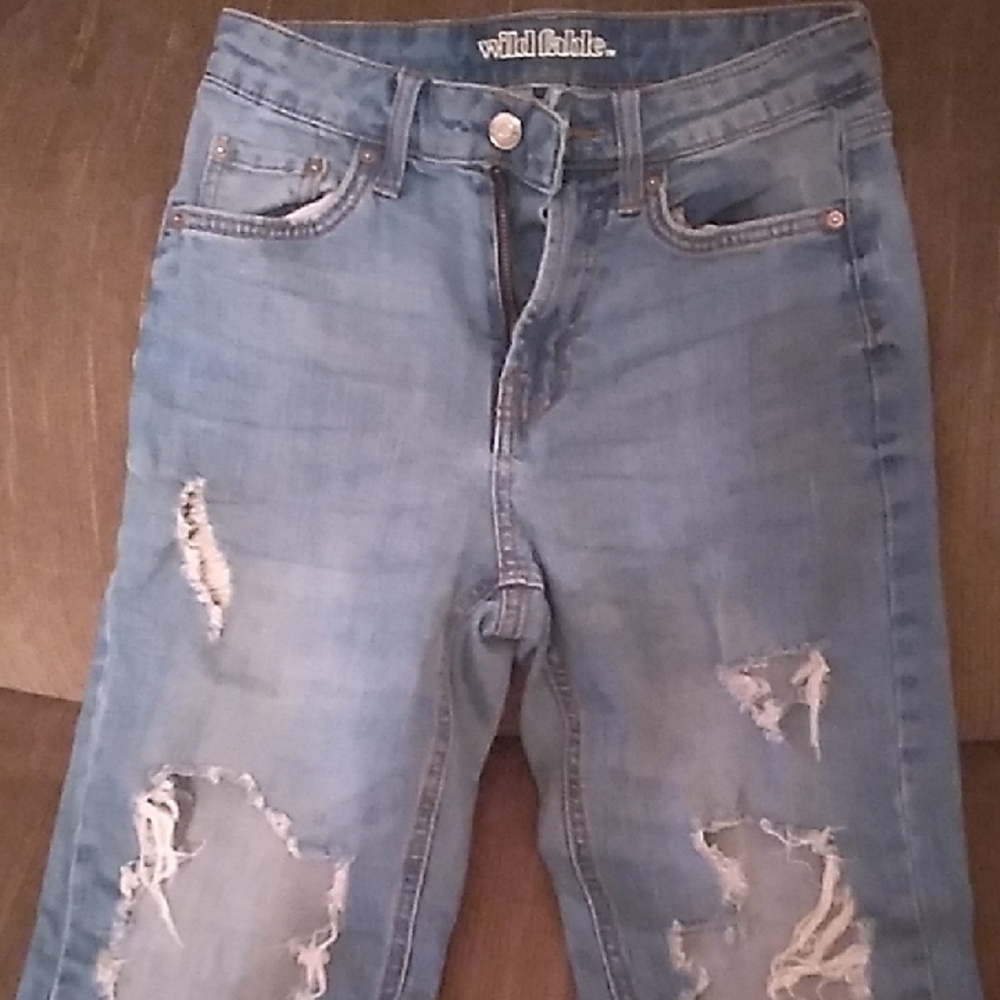 Wild Fable Ripped Light Blue Denim